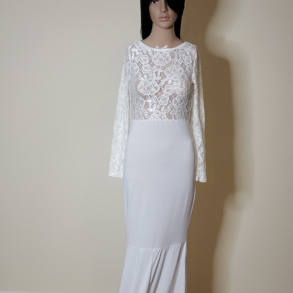White Thin Dress!